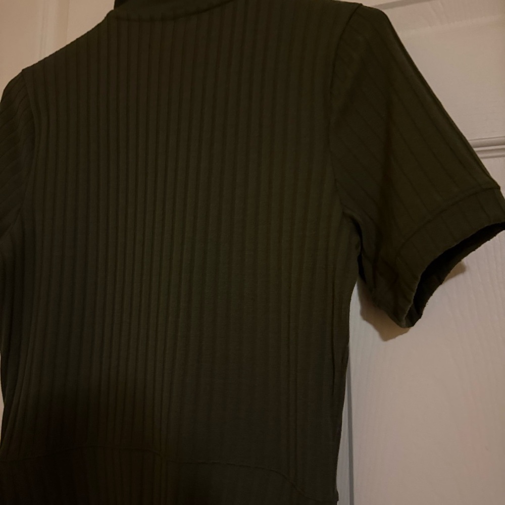 Abercrombie & Fitch - Midi Ribbed Buttoned Dress … - image 8